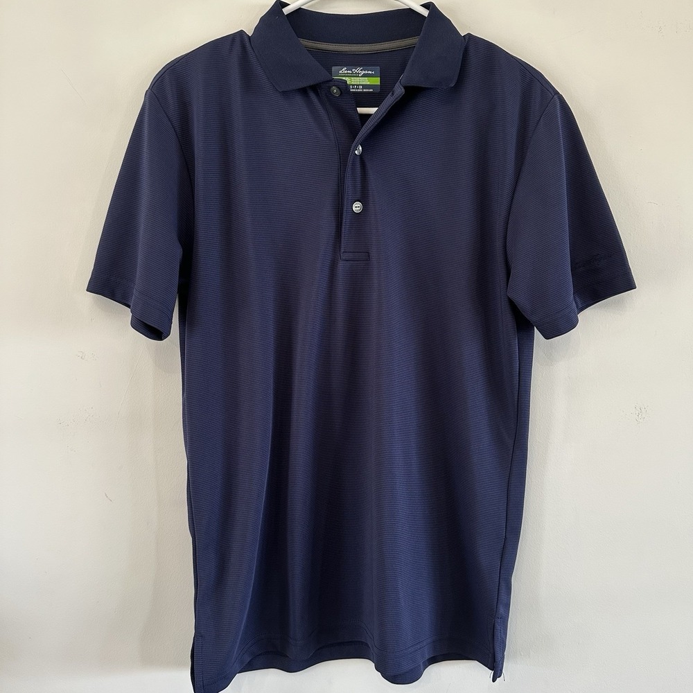 Ben Hogan Men's Navy Polo Shirt Small Performance‎ Power Collared Short Sleeve